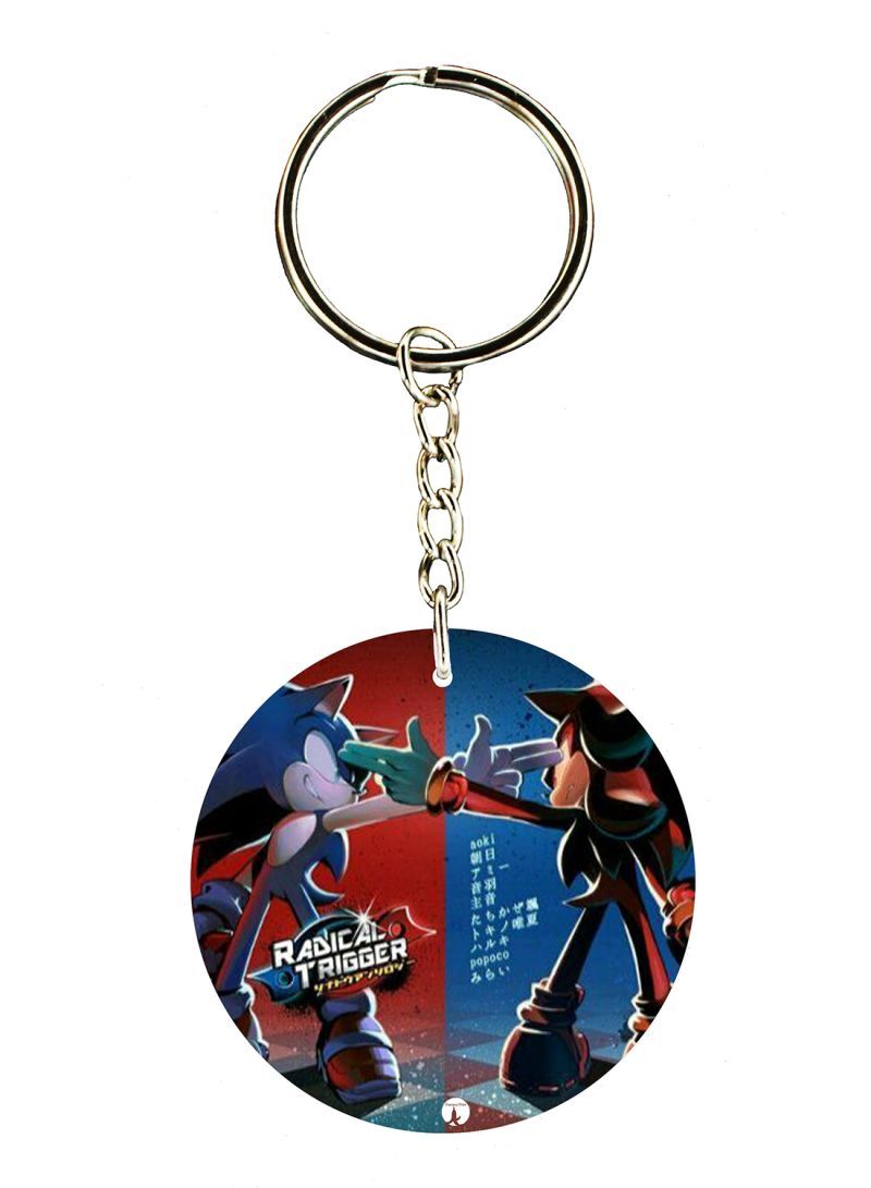 RKN Sonic Printed Keychain