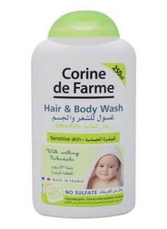 Corine de Farme CDF Baby Hair and Body Wash Sulfate Free 250ml  - Image 1