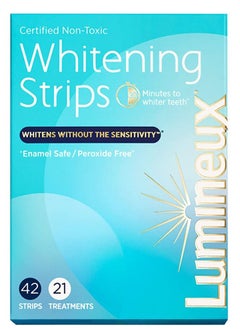 Lumineux Teeth Whitening Strips 21 Treatments, 42 Strips Certified Non Toxic Sensitivity