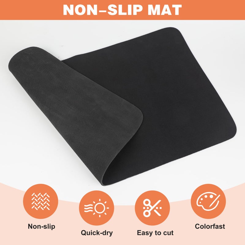 Funria Top Mat for Ninja Luxe Espresso Coffee Machine ES601 Waterproof Heat-Resistant, Coffee Mat for Countertops Accessories Fit Under Coffee Machine Drying Mat, Bar Mats Accessories for Ninja Cafe - Image 3