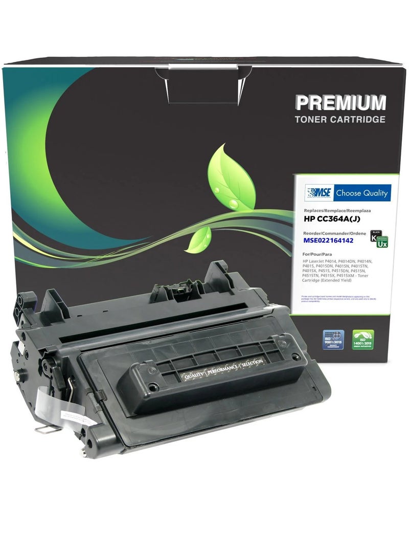 حبر اتش بي HP 64A بديله لطابعة CC364A للاستخدام مع طابعات HP LaserJet P4014 P4014n P4015 P4015n P4515 P4515tn P4515x Series