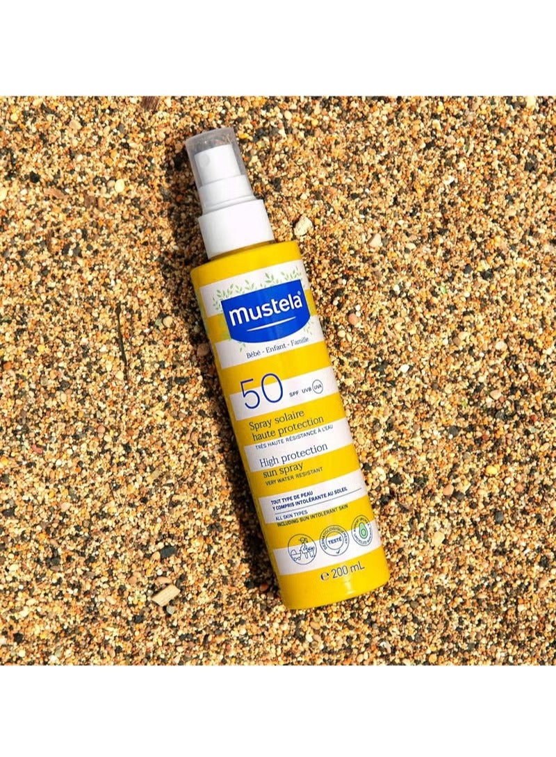 MU.STELA Mustela High Protection Sun Spray Very Water Resistant 200ml - Image 2