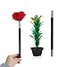 VANTIYAUS Stick to RoseFlower Magic Tricks Flowers Appearing Close up Street Stage Magic PropsEasy Magic Trick Show Performance Prop Funny for Adults - Image 2