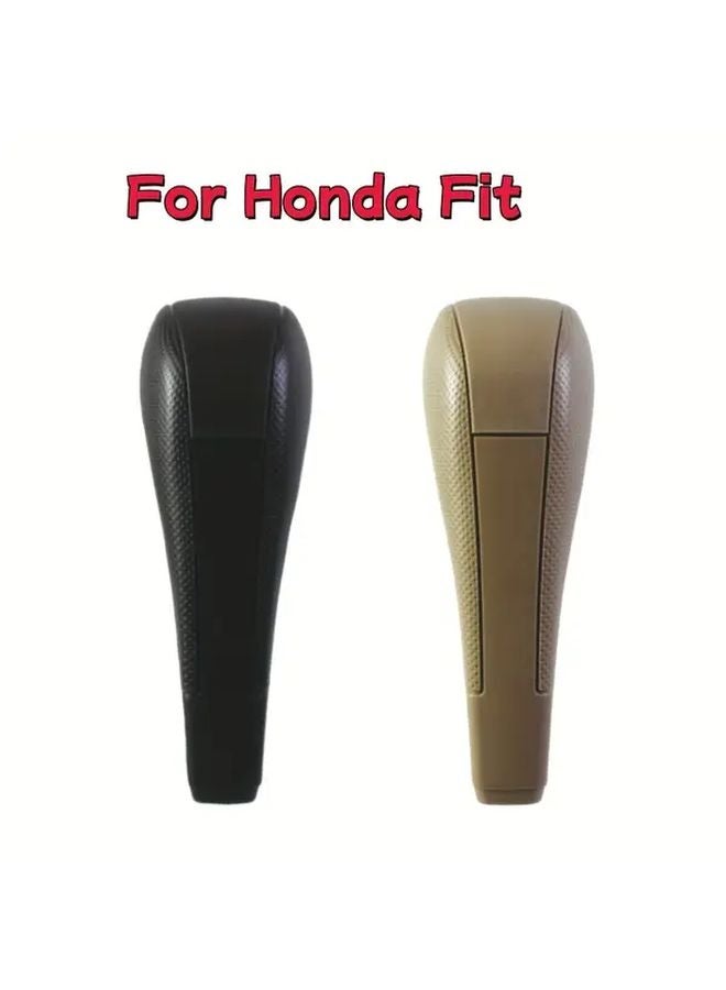 Creamy White Gear Shift Knob For Honda Fit 03 08 Easy Install Ergonomic Design - Image 1