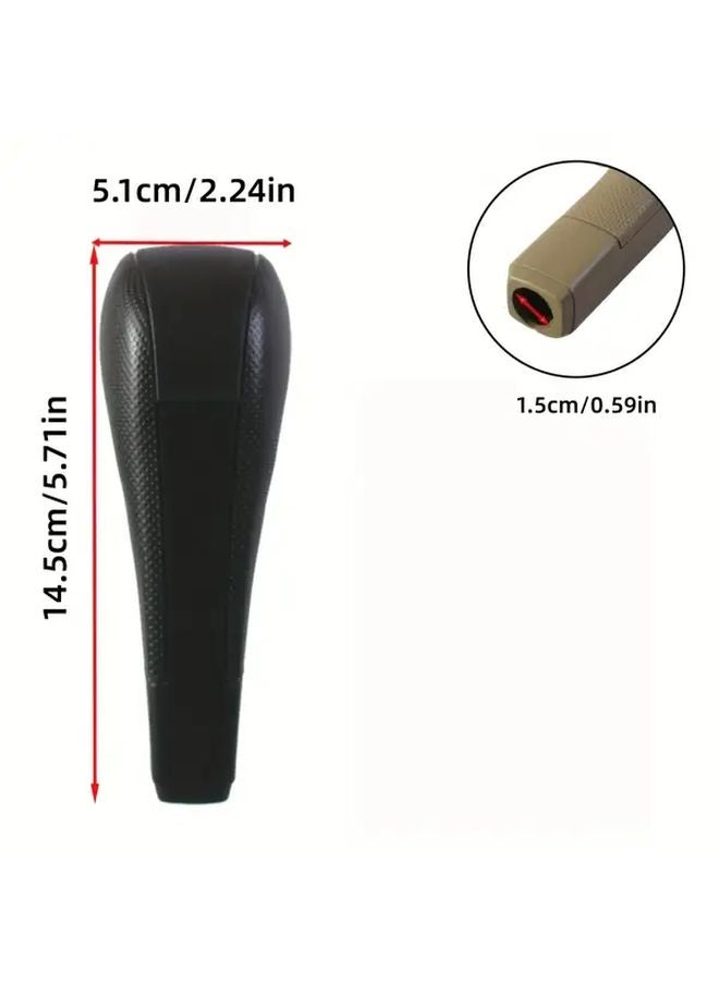 Creamy White Gear Shift Knob For Honda Fit 03 08 Easy Install Ergonomic Design - Image 2