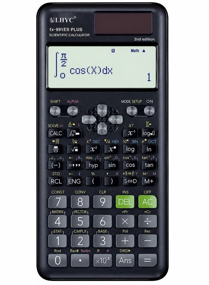 Fx-991Es Plus 2nd Edition Scientific Calculator Black - Image 1