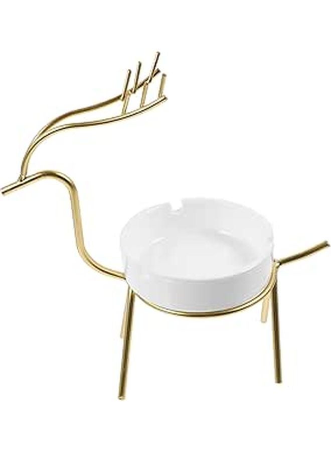 Ceramic Cigarette Ashtray Practical Office Table Decoration Creative Design - Image 1