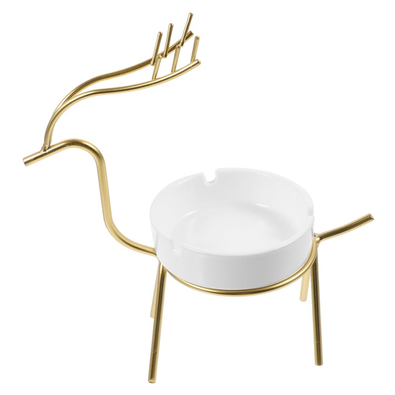 Ceramic Cigarette Ashtray Practical Office Table Decoration Creative Design - Image 2