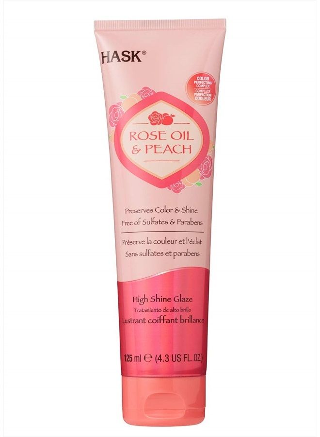 Hask Rose Oil & Peach (HIGH SHINE GLAZE)