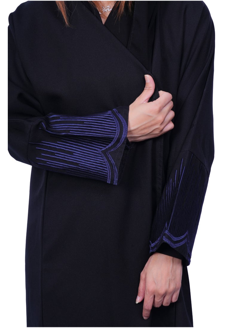 فاشون لاين عباية منتصف الليل الأنيقة والجذابة - Image 5