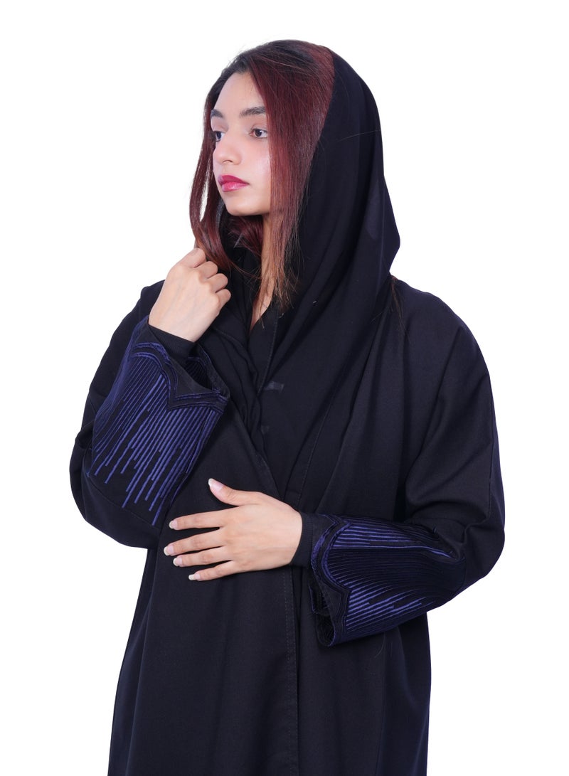 فاشون لاين عباية منتصف الليل الأنيقة والجذابة - Image 2