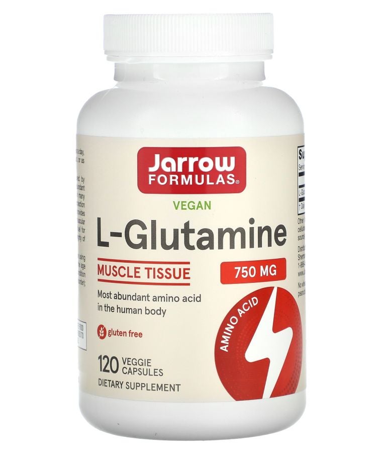 jarrow formulas L-Glutamine 750 mg 120 Veggie Capsules
