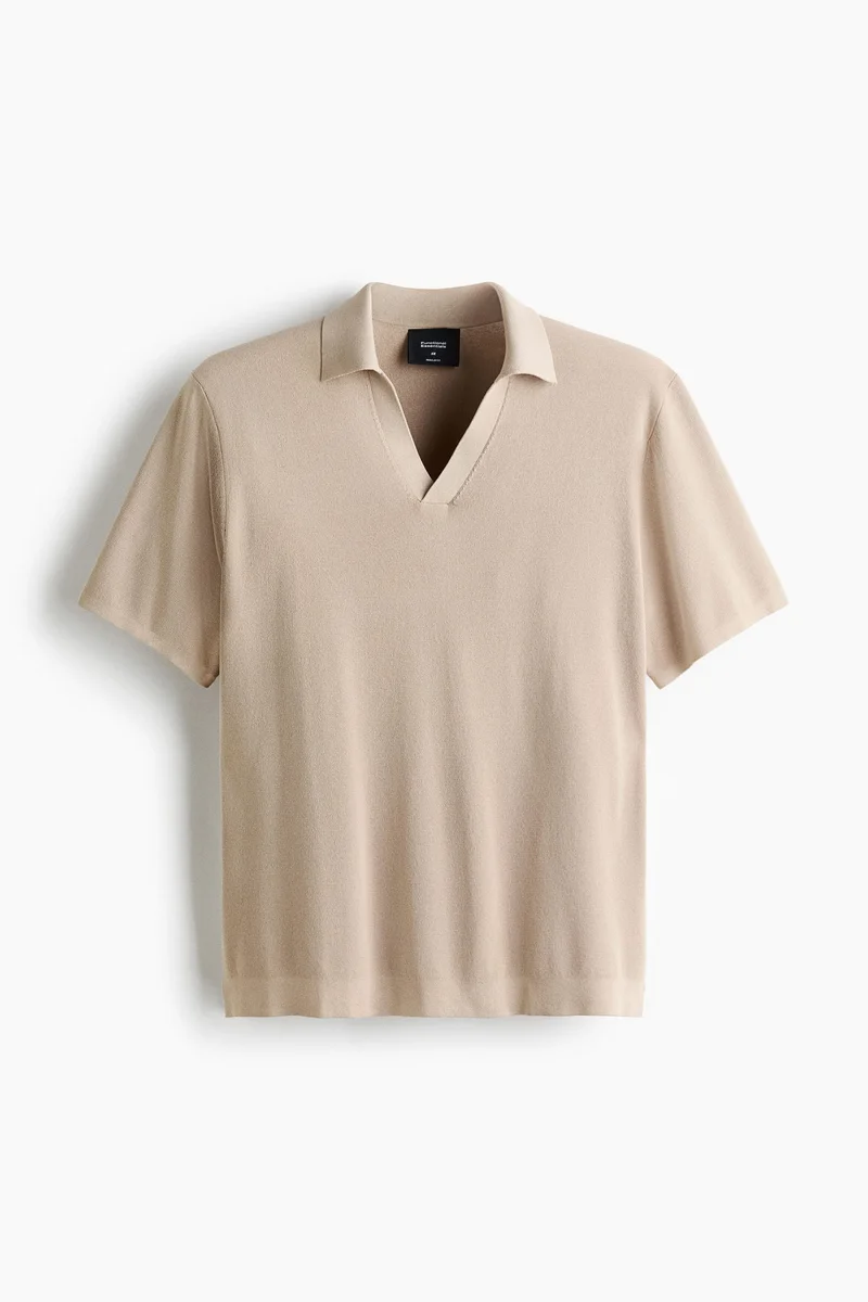 H&M Cooling Regular Fit Knitted V-neck