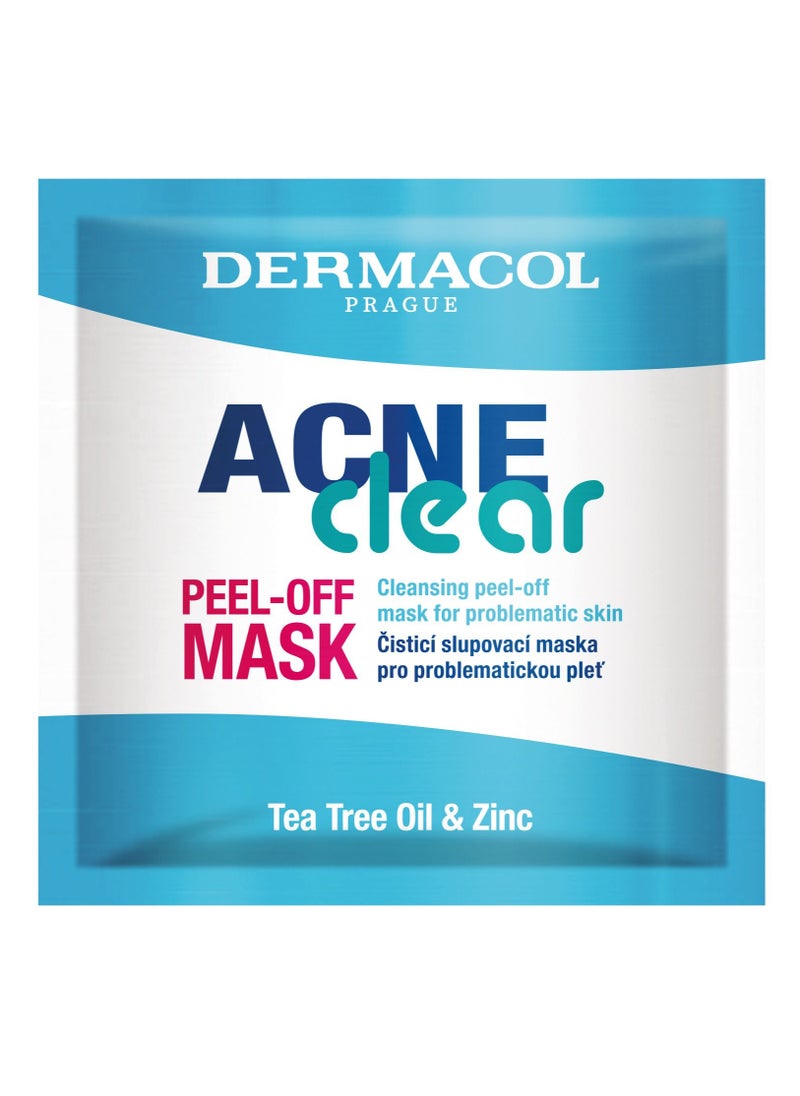 Dermacol - Acneclear cleansing peel-off mask 8 ml - Image 1
