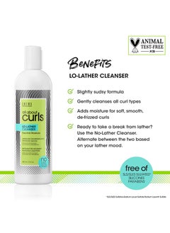 ALL ABOUT CURLS Ll About Curls Lolather Cleanser Shampoo ; Essential Moisture ; Gentle Cleansing ; Slightly Sudsy ; All Curly Hair Types ; Cruelty Free ; Sulfate Free ; 15 Fl Oz  - Image 3