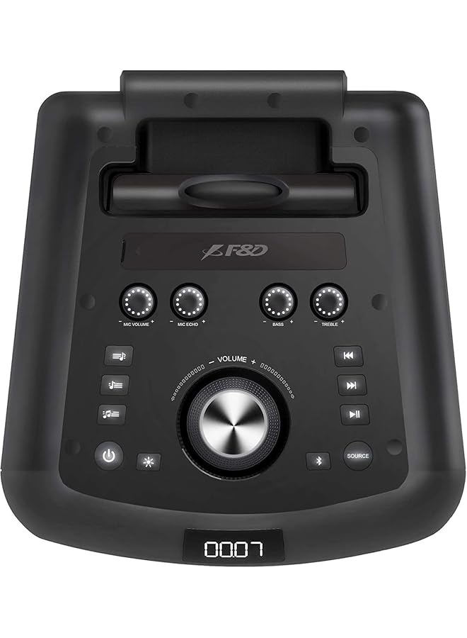 F&D Pa300 Optical Computer Bluetooth Multimedia Speakers With Remote Control Led Display Fm Radio Usb For Karaoke Multicolor - Image 2