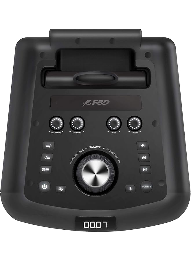 F&D Pa300 Optical Computer Bluetooth Multimedia Speakers With Remote Control Led Display Fm Radio Usb For Karaoke Multicolor - Image 5