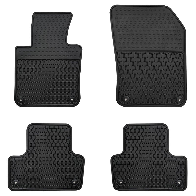 Matericuo Car Floor Mats Custom Fit for Volvo XC60 20182026 Not for Hybrid T5 T6 Momentum Black Rubber Auto Liner Mats All Weather Protection Odorless - Image 3