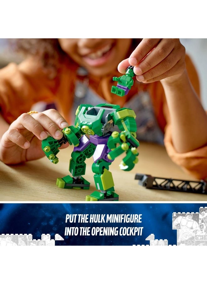 LEGO LEGO 76241 Marvel Hulk Mech Armour, Avengers Action Figure Set, Collectable Super Hero Buildable Toys for Boys and Girls Aged 6 Plus, Gift Idea  - Image 1