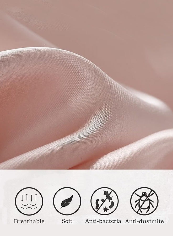 Silk Satin Pillowcase for Hair and Skin Queen - Champagne Gold Silk Pillowcase 2 Pack 76L x 51W CM (20x30 Inches) - Satin Pillow Cases Set of 2 with Envelope Closure - Image 3