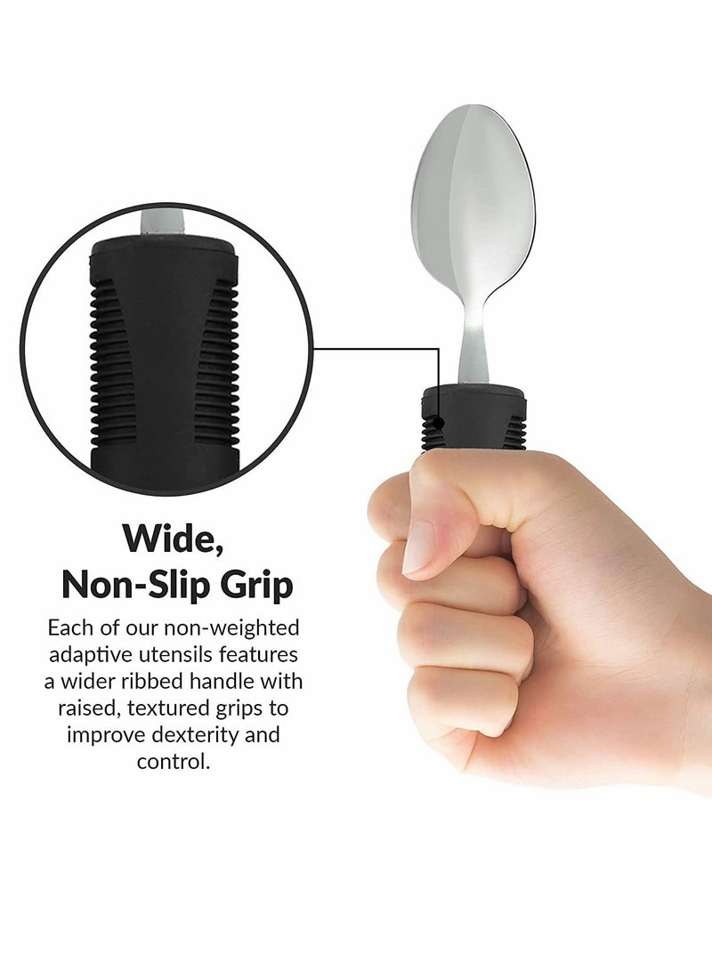 Elegant 4-Piece Stainless Steel Cutlery Set - Knife, Fork, Spoon & Teaspoon - Durable & Stylish Flatware for Home & Dining - Image 4