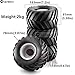 Chanmoo 18 RC Monster Truck Tires and 17mm Hex Wheels Rims Rubber Buggy Tyres for 18 Scale Off Road Truck Car Kaiju Tmaxx ERevo 33 Arrma Kraton 6S Typhon 3S Traxxas Maxx HPI Redcat 4PCS Black - Image 4