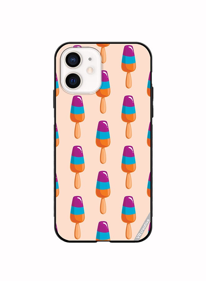 VR CREATIVE Protective Case Cover For Apple iPhone 12 mini Colorful Sunday Design Multicolour - Image 1