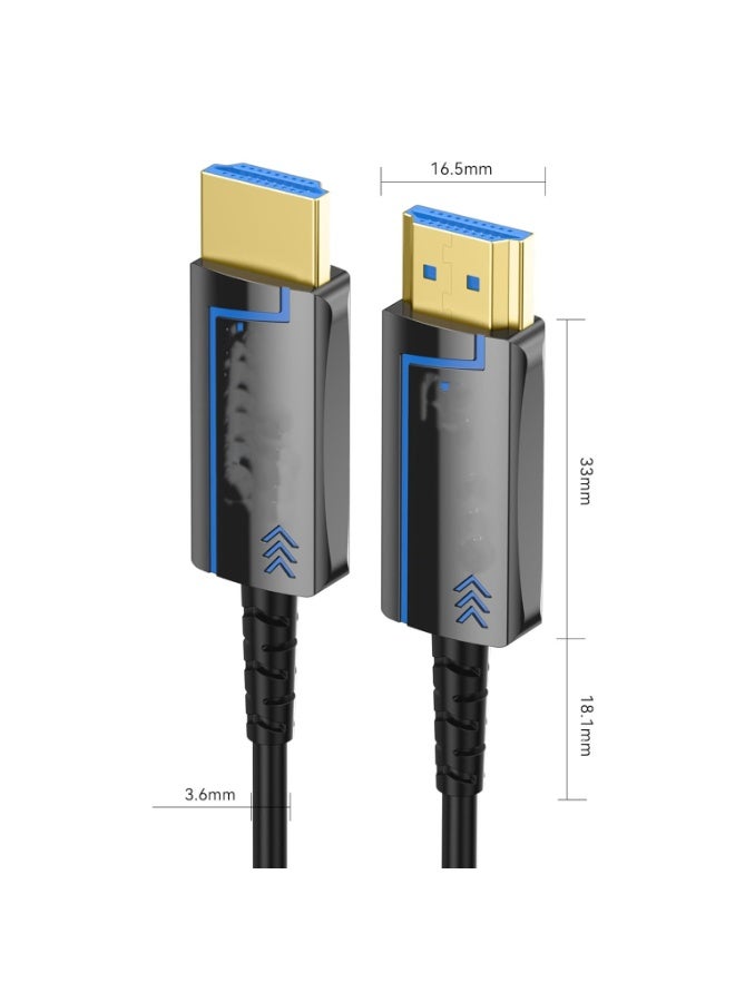 Fiber Optic HDMI Cable 2.1 – 8K@60Hz, 4K@120Hz, 48Gbps, HDR, eARC Compatible, 30M Ultra High-Speed  - Image 1