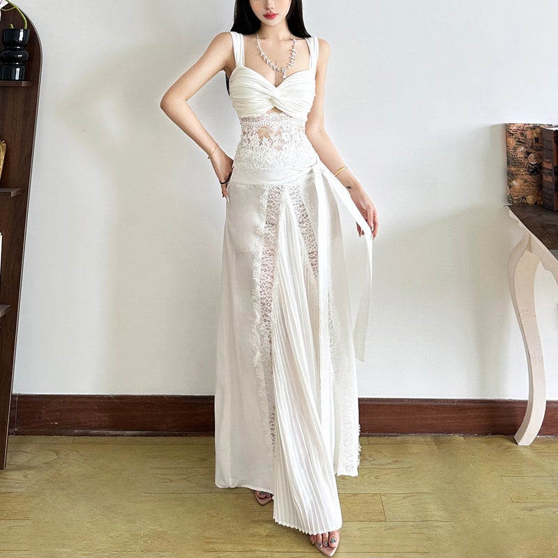 Women's Embroidered Lace Camisole Tank Top - Image 3