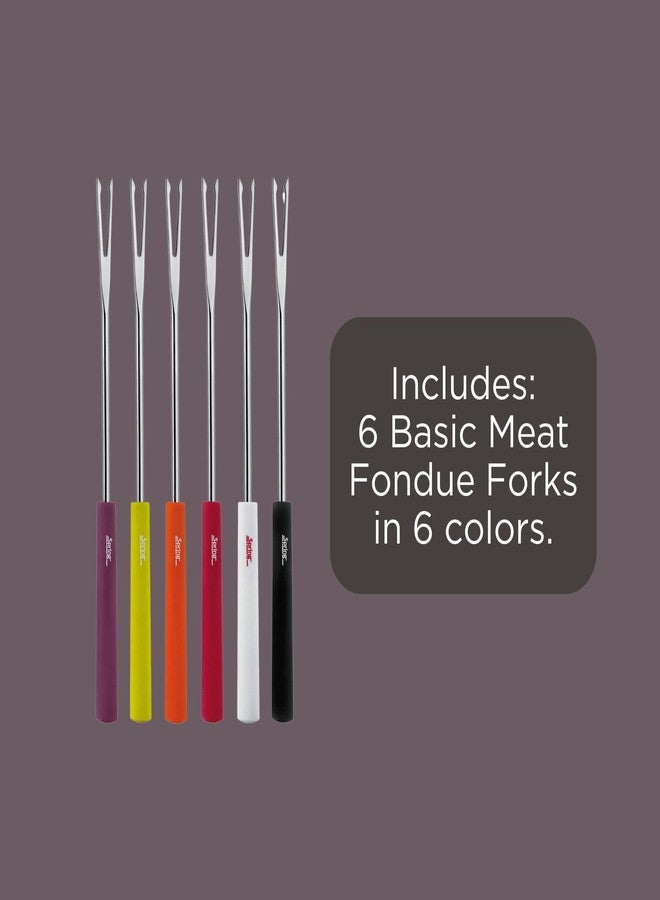 Spring Basic 2690260606 Forks (Set of 6) for Meat Fondue - Multi-Coloured - Image 3
