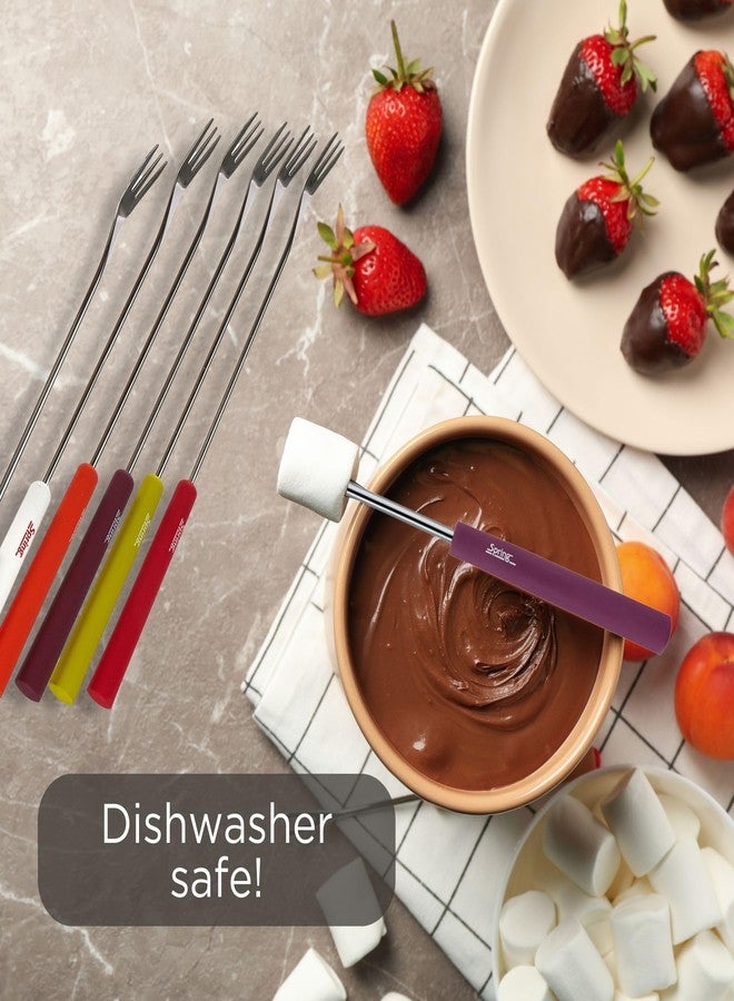 Spring Basic 2690260606 Forks (Set of 6) for Meat Fondue - Multi-Coloured - Image 4