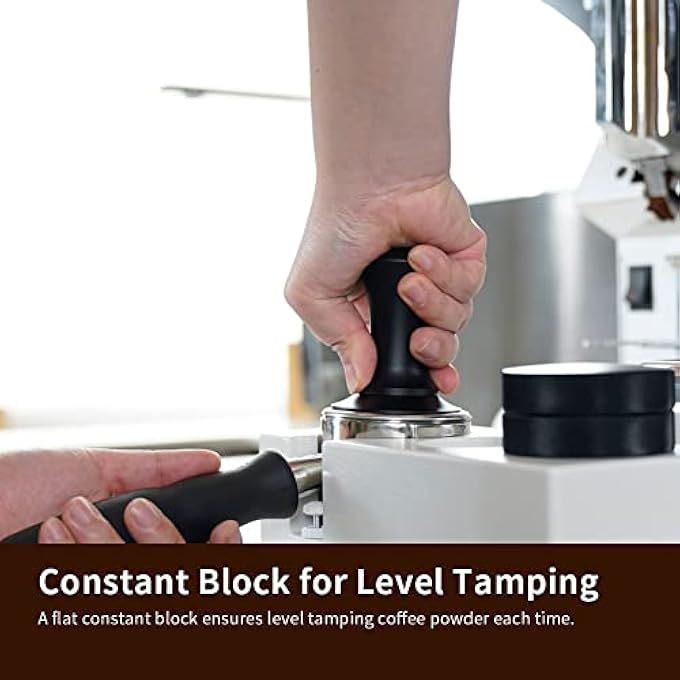WATCHGET 58Mm Espresso Coffee Tamper Spring Loaded Tamper Stainless Steel Barista Espresso Tamper Calibrated Espresso Hand Tamper With Scale Coffee Espresso Accessories For 58Mm Portafilter - Image 4