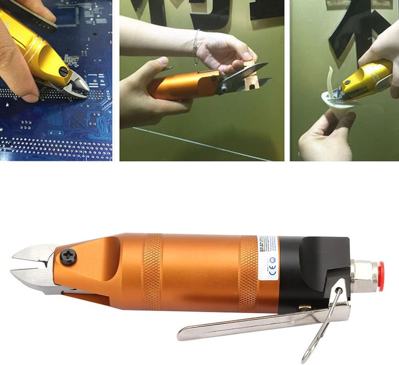 Semme HS10 Pneumatic Scissors Shear 6mm Metal Cutting Tool with Replaceable Cutter Suitable for Industrial Use and Auto Repair (HS10-S4S) - Image 4