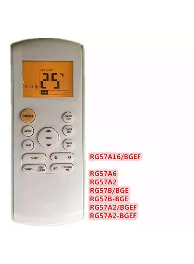 erorex Air Conditioner Remote Control Compatible with RG57A6 RG57A2 RG57B/BGE RG57B-BGE RG57A2/BGEF RG57A2-BGEF - Image 2
