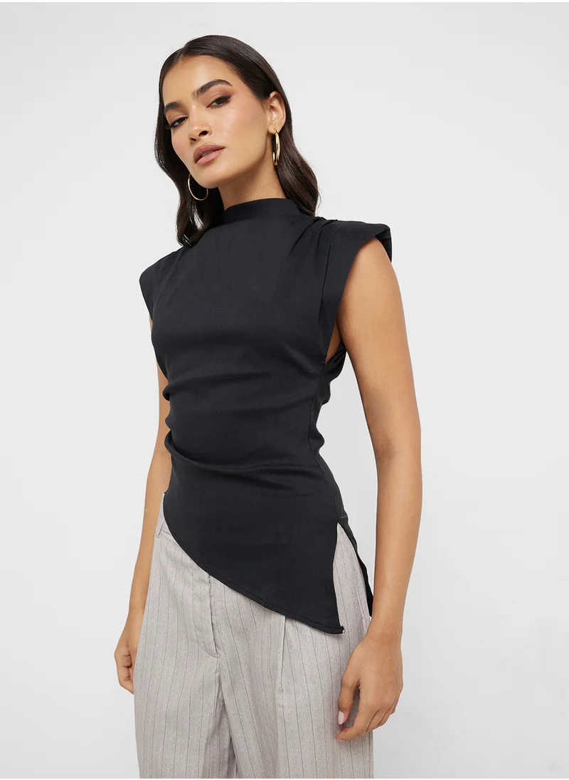 ايلا Asymmetrical Fitted Top