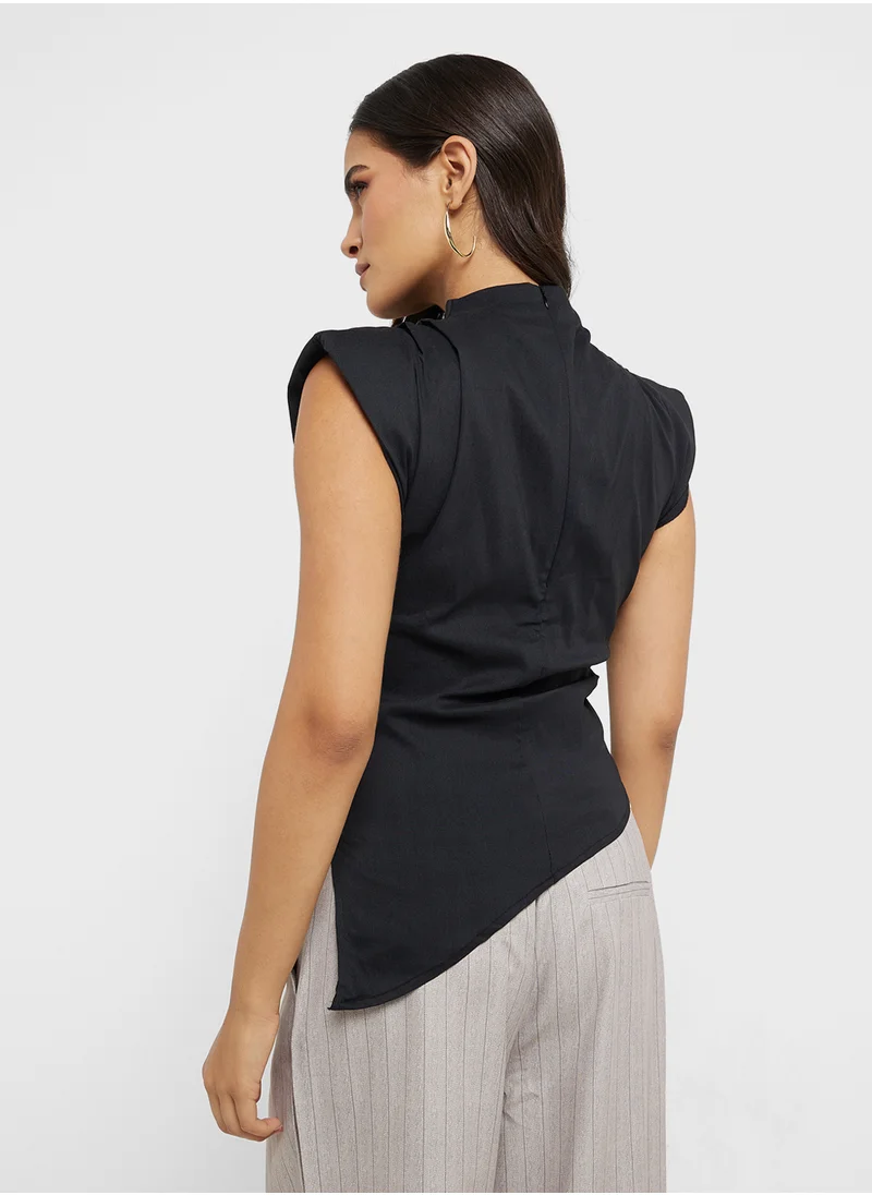 ايلا Asymmetrical Fitted Top