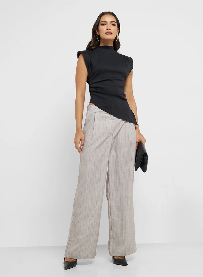 ELLA Asymmetrical Fitted Top
