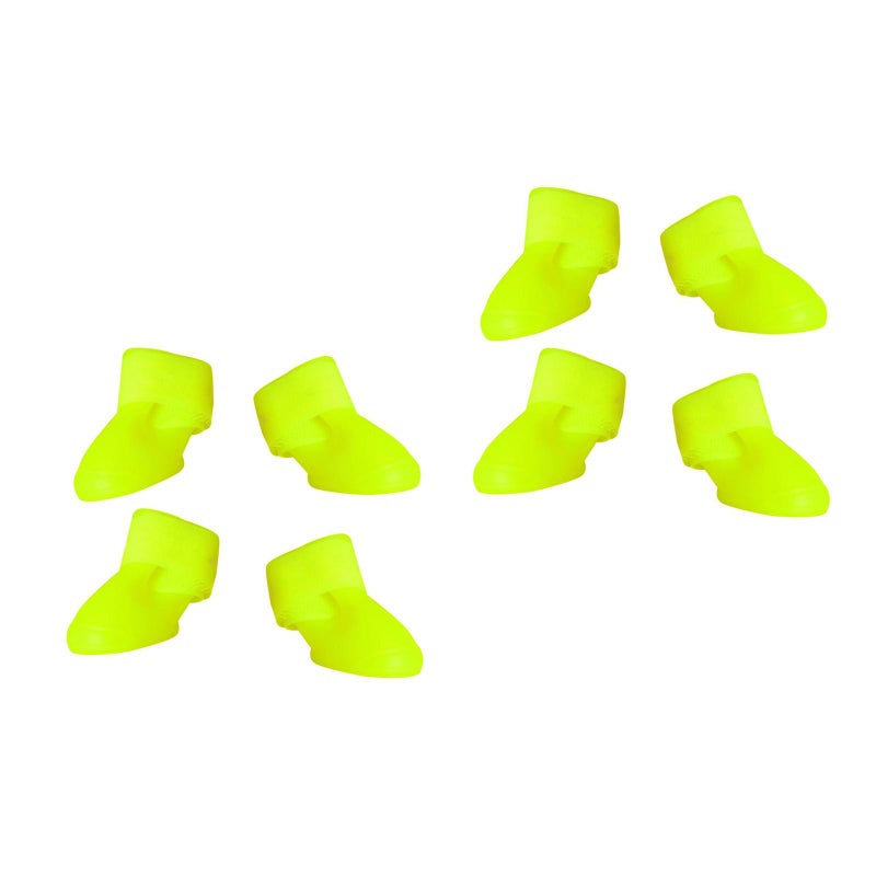 2pcs Little Pet Dog Puppy Anti- Rain Snow Boots Candy Colors Rubber Boots Shoes - Size (Yellow) - Image 5