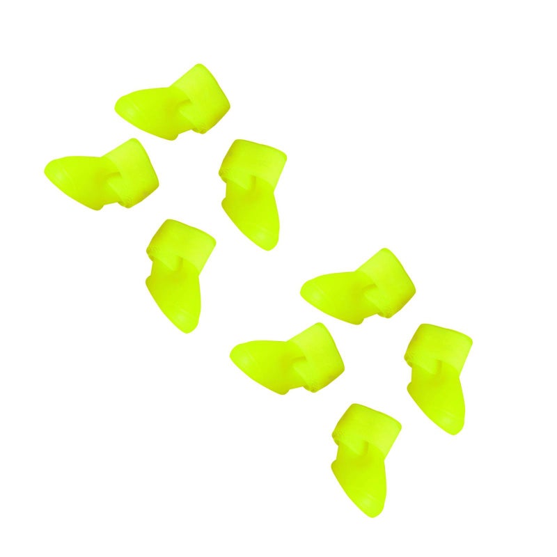 2pcs Little Pet Dog Puppy Anti- Rain Snow Boots Candy Colors Rubber Boots Shoes - Size (Yellow) - Image 1