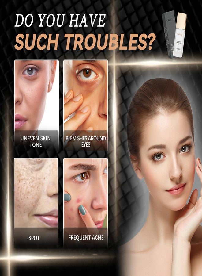 GROEI Color Changing Foundation Makeup SPF 15 | Self-Adjusting Color Changing Foundation & Color Corrector | Lightweight Buildable Coverage (30ml) - Image 5