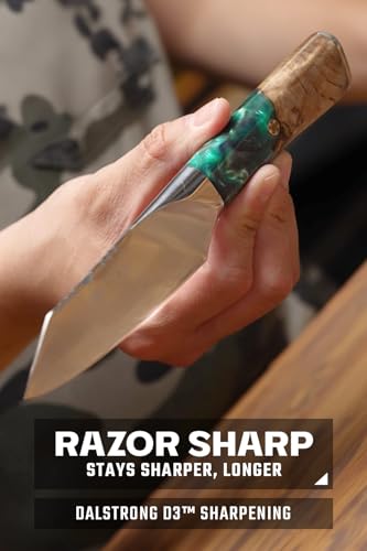 Dalstrong Paring Knife - 4 inch - Valhalla Series - 9CR18MOV HC Steel - Celestial Resin & Wood Handle - Professional Kitchen Knife Gift - Razor Sharp - w/Leather Sheath - Image 3