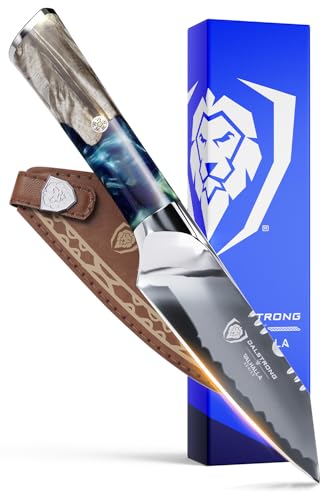 Dalstrong Paring Knife - 4 inch - Valhalla Series - 9CR18MOV HC Steel - Celestial Resin & Wood Handle - Professional Kitchen Knife Gift - Razor Sharp - w/Leather Sheath - Image 1