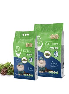 VAN CAT Van Cat White Bentonite Clumping Cat Litter Pine 10K Compact Cat Litter 