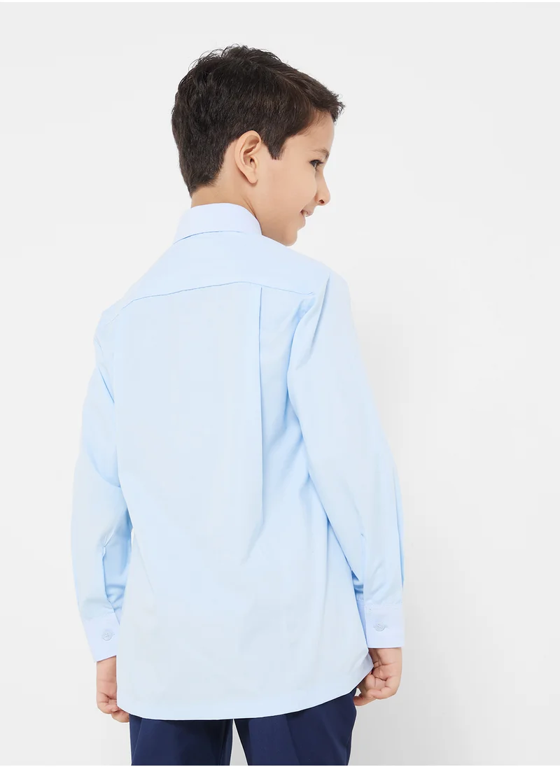 هيا كلوزيت Kids School Uniform Long Sleeve Shirt