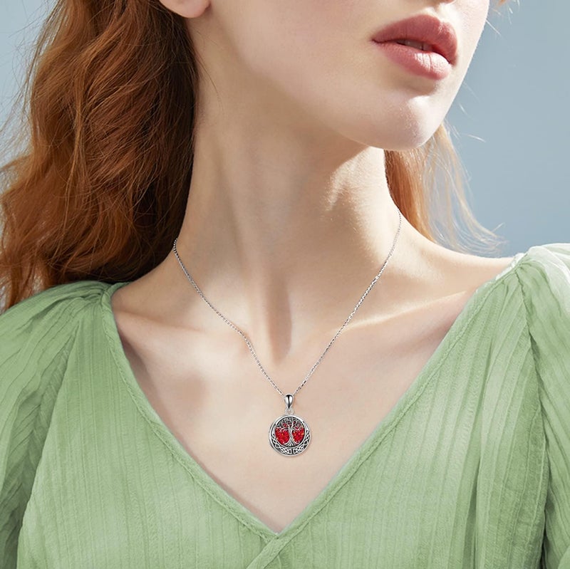 ONEFINITY Store Tree of Life Locket Necklace Sterling Silver Locket Necklace That Holds Pictures Tree of Life Locket Pendant for Women Wife Girlfriend - Image 2