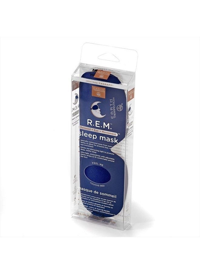 Earth Therapeutics - R.E.M. Sleep Mask: New! Allows for Crucial Lid Movement (Unlike Flat Masks) - Image 1