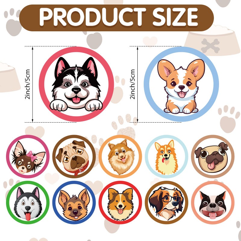 Chinco 120 Pcs Boys Potty Training Targets Boys Potty Targets Aids Flushable Pee Training Chart for Toddlers Use(Dog Style) - Image 2