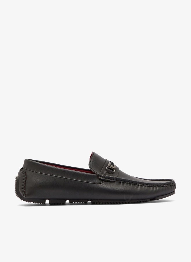 Robert Wood Bit Detail Driving Loafers - Image 1