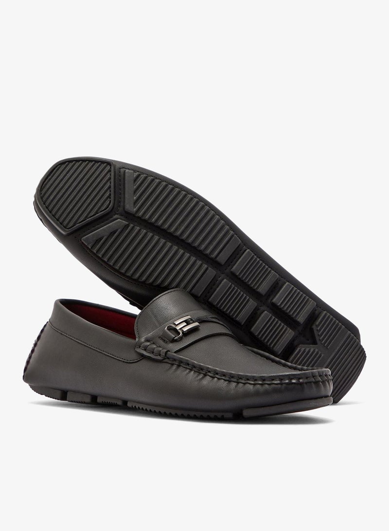 Robert Wood Bit Detail Driving Loafers - Image 3