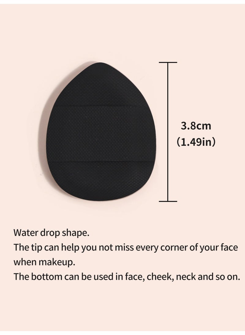 MAANGE Makeup Brushes Set, Professional 26 Pcs Makeup Kit, Include Powder Foundation Concealers Blush Eye shadows 20 Pcs Makeup Brushes and 3 Pcs Powder Puff, 3 Pcs Mini Finger Cushion Puff (Black) - Image 4